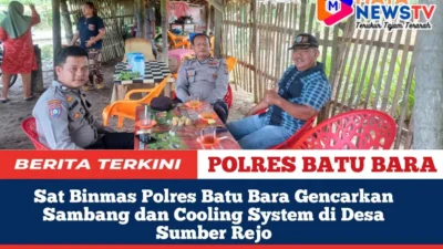 Sat Binmas Polres Batu Bara Gencarkan Sambang dan Cooling System di Desa Sumber Rejo