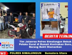 Tim Jatanras Polres Simalungun Bekuk Pelaku Curat di Rumah Kontrakan Guru, Barang Bukti Diamankan