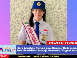 Sara Annabel, Remaja Asal Samosir Raih Juara 1 Putri Pendidikan Remaja Indonesia Tingkat Sumut