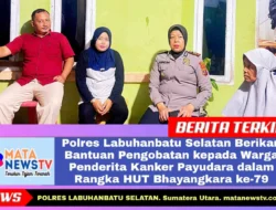 Polres Labuhanbatu Selatan Berikan Bantuan Pengobatan kepada Warga Penderita Kanker Payudara dalam Rangka HUT Bhayangkara ke-79