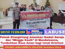 Polsek Silangkitang Amankan Ibadah Gereja dan “Minggu Kasih” di Mandalasena, Tumbuhkan Rasa Aman bagi Umat Kristiani