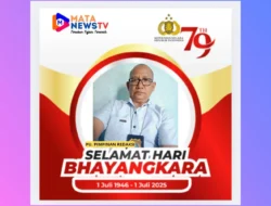 Pimpinan Redaksi Matanewstv.com: Selamat Hari Bhayangkara, Sinergi Media dan Polri Harus Terus Diperkuat