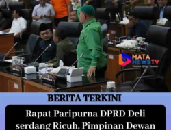 Rapat Paripurna DPRD Deli serdang Ricuh, Pimpinan Dewan Dinilai Tidak Pro-Rakyat
