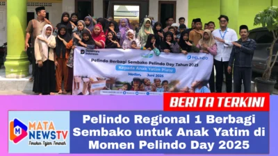 Pelindo Regional 1 Berbagi Sembako untuk Anak Yatim di Momen Pelindo Day 2025