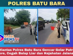 Satlantas Polres Batu Bara Gencar Gelar Patroli Sore, Cegah Balap Liar dan Kejahatan Jalanan