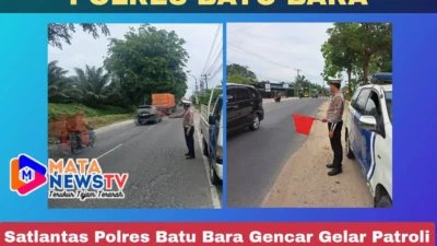 Satlantas Polres Batu Bara Gencar Gelar Patroli Sore, Cegah Balap Liar dan Kejahatan Jalanan