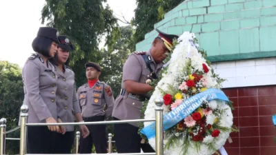 Polres Simalungun Gelar Ziarah dan Tabur Bunga di TMP Nagur Jelang Hari Bhayangkara ke-79