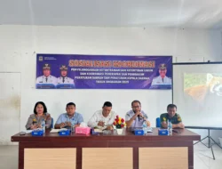 Kapolsek Siantar Utara Hadiri Sosialisasi Trantibum dan Penegakan Perda di Kantor Camat