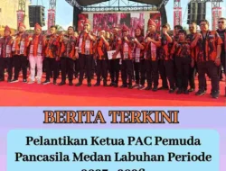 Ganda Putra Simbolon Resmi Dilantik Sebagai Ketua PAC Pemuda Pancasila Medan Labuhan Periode 2023–2026