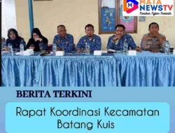 Rakor Bulanan Kecamatan Batang Kuis, “Fokus Sinkronisasi Program Desa, Pendidikan, Keamanan dan Ketertiban”