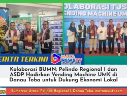 Kolaborasi BUMN: Pelindo Regional 1 dan ASDP Hadirkan Vending Machine UMK di Danau Toba untuk Dukung Ekonomi Lokal