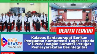 Kalapas Rantauprapat Berikan Penguatan Kompetensi Tugas kepada 12 CPNS: Bangun Karakter Petugas Pemasyarakatan Berintegritas
