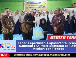 Tebar Kepedulian, Lapas Rantauprapat Salurkan 110 Paket Sembako ke Panti Asuhan dan Ponpes