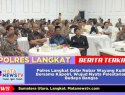 Polres Langkat Gelar Nobar Wayang Kulit Bersama Kapolri, Wujud Nyata Pelestarian Budaya Bangsa