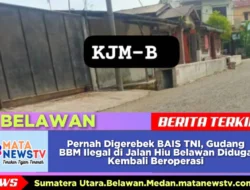 Pernah Digerebek BAIS TNI, Gudang BBM Ilegal di Jalan Hiu Belawan Diduga Kembali Beroperasi