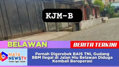 Pernah Digerebek BAIS TNI, Gudang BBM Ilegal di Jalan Hiu Belawan Diduga Kembali Beroperasi