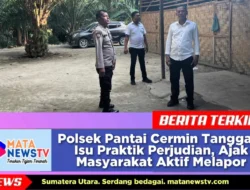 Polsek Pantai Cermin Tanggapi Isu Praktik Perjudian, Ajak Masyarakat Aktif Melapor