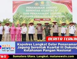 Kapolres Langkat Gelar Penanaman Jagung Serentak Kuartal III Dukung Ketahanan Pangan Nasional
