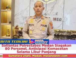 Satlantas Polrestabes Medan Siagakan 80 Personel, Antisipasi Kemacetan Selama Libur Panjang