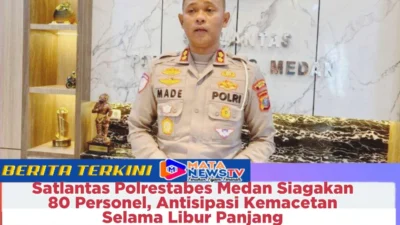 Satlantas Polrestabes Medan Siagakan 80 Personel, Antisipasi Kemacetan Selama Libur Panjang