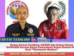 Ketua Dewan Pembina ASWIN dan Ketua Umum GAWARIS Kecam Keras Pernyataan Ketua Dewan Pers Soal “Wartawan Bodrex”