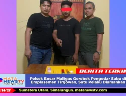 Polsek Bosar Maligas Gerebek Pengedar Sabu di Emplasemen Tinjowan, Satu Pelaku Diamankan
