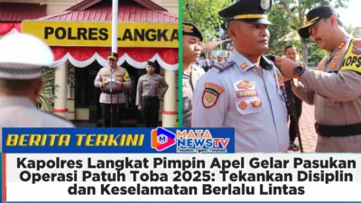 Kapolres Langkat Pimpin Apel Gelar Pasukan Operasi Patuh Toba 2025: Tekankan Disiplin dan Keselamatan Berlalu Lintas