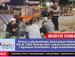 Polres Labuhanbatu Gencarkan Patroli R4 di Titik Rawan dan Lokasi Keramaian, Tegaskan Komitmen Jaga Kamtibmas