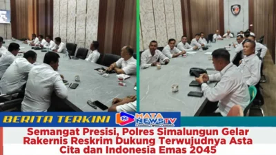 Semangat Presisi, Polres Simalungun Gelar Rakernis Reskrim Dukung Terwujudnya Asta Cita dan Indonesia Emas 2045