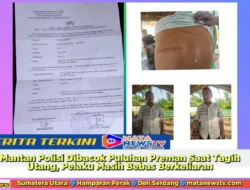 Mantan Polisi Dibacok Puluhan Preman Saat Tagih Utang, Pelaku Masih Bebas Berkeliaran