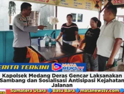 Kapolsek Medang Deras Gencar Laksanakan Sambang dan Sosialisasi Antisipasi Kejahatan Jalanan