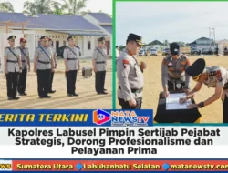 Kapolres Labusel Pimpin Sertijab Pejabat Strategis, Dorong Profesionalisme dan Pelayanan Prima