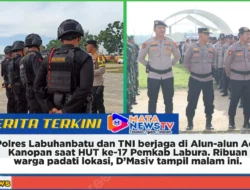 Polres Labuhanbatu Kerahkan 310 Personel Gabungan Amankan Puncak HUT ke-17 Pemkab Labura