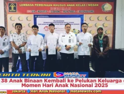 38 Anak Binaan Kembali ke Pelukan Keluarga di Momen Hari Anak Nasional 2025