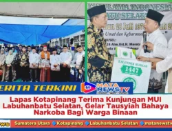 Lapas Kotapinang Terima Kunjungan MUI Labuhanbatu Selatan, Gelar Tausyiah Bahaya Narkoba Bagi Warga Binaan