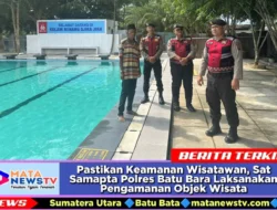Pastikan Keamanan Wisatawan, Sat Samapta Polres Batu Bara Laksanakan Pengamanan Objek Wisata