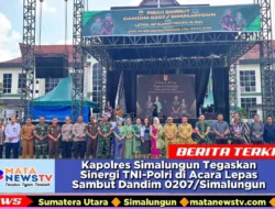 Kapolres Simalungun Tegaskan Sinergi TNI-Polri di Acara Lepas Sambut Dandim 0207/Simalungun