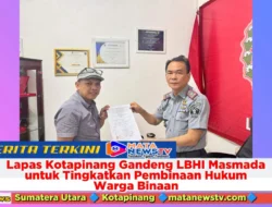 Lapas Kotapinang Gandeng LBHI Masmada untuk Tingkatkan Pembinaan Hukum Warga Binaan