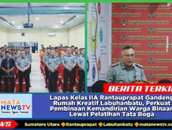 Lapas Kelas IIA Rantauprapat Gandeng Rumah Kreatif Labuhanbatu, Perkuat Pembinaan Kemandirian Warga Binaan Lewat Pelatihan Tata Boga