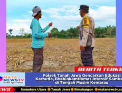 Polsek Tanah Jawa Gencarkan Edukasi Karhutla, Bhabinkamtibmas Intensif Sambang di Tengah Musim Kemarau