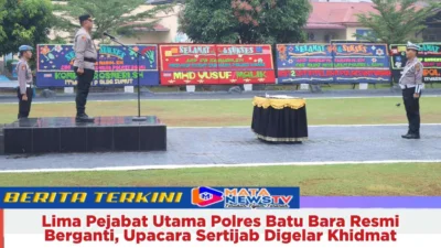 Lima Pejabat Utama Polres Batu Bara Resmi Berganti, Upacara Sertijab Digelar Khidmat