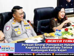 Perkuat Sinergi Penegakan Hukum, Kapolres Labuhanbatu Terima Kunjungan Kerja Kajari