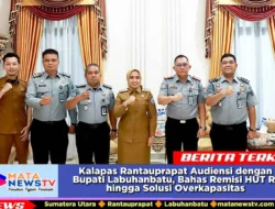 Kalapas Rantauprapat Audiensi dengan Bupati Labuhanbatu, Bahas Remisi HUT RI hingga Solusi Overkapasitas