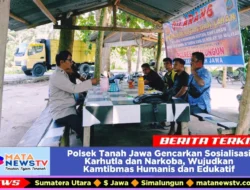 Polsek Tanah Jawa Gencarkan Sosialisasi Karhutla dan Narkoba, Wujudkan Kamtibmas Humanis dan Edukatif