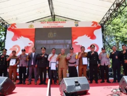 Polsek Serbalawan Raih Juara Utama Lomba Siskamling Hari Bhayangkara ke-79 Polres Simalungun