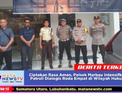 Ciptakan Rasa Aman, Polsek Marbau Intensifkan Patroli Dialogis Roda Empat di Wilayah Hukum