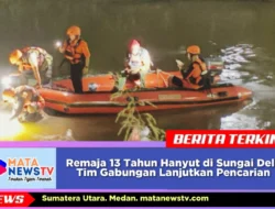 Remaja 13 Tahun Hanyut di Sungai Deli, Tim Gabungan Lanjutkan Pencarian