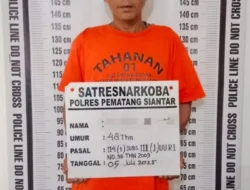 Polres Pematangsiantar Berhasil Mengamankan GS Diduga pengedar Ganja