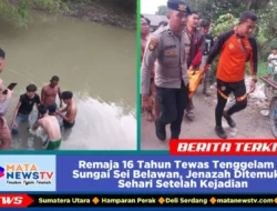 Remaja 16 Tahun Tewas Tenggelam di Sungai Sei Belawan, Jenazah Ditemukan Sehari Setelah Kejadian