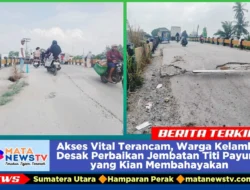 Akses Vital Terancam, Warga Kelambir Desak Perbaikan Jembatan Titi Payung yang Kian Membahayakan